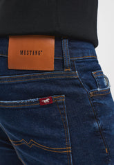 Spodnie Jeansowe Męskie Mustang Frisco Skinny Denim Blue 1014243 5000 883